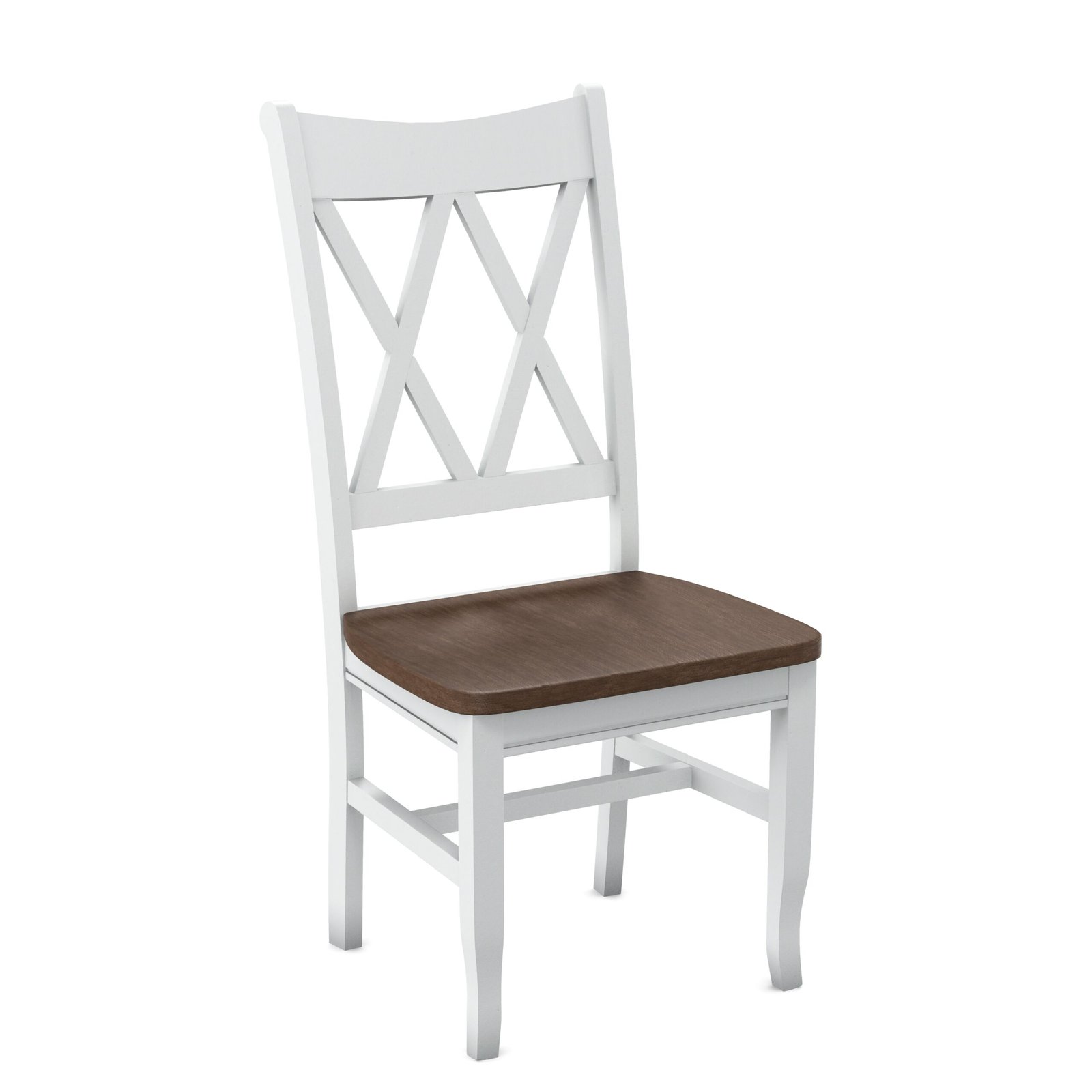 Handcrafted Double X Back dining chair by Westerman Woodworks, Tulsa, Oklahoma