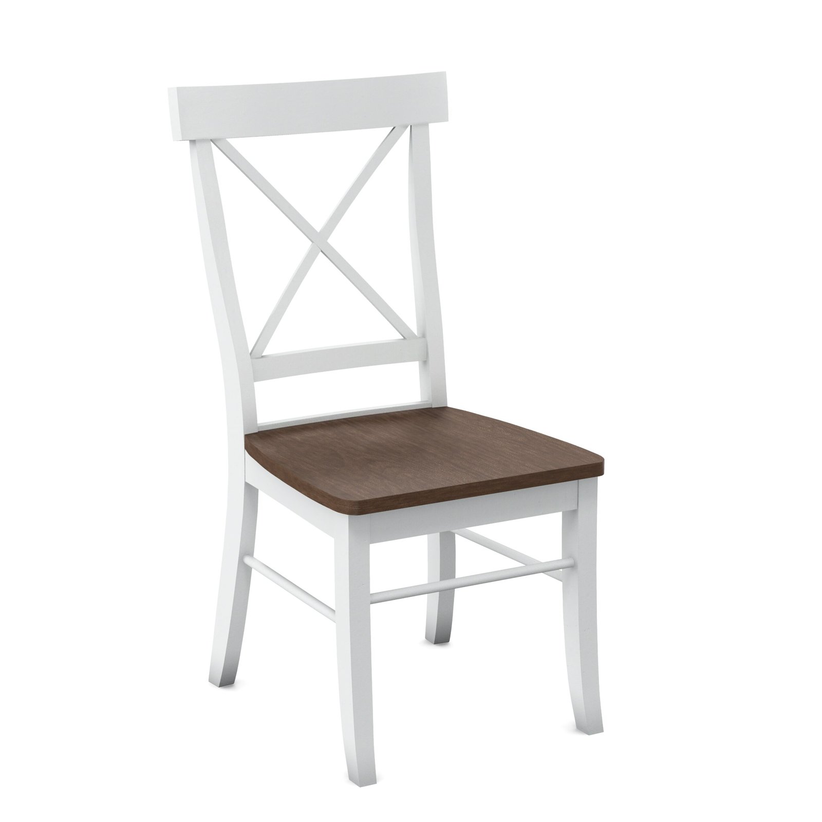 Handcrafted X back dining chair by Westerman Woodworks, Tulsa, Oklahoma